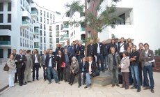 Wohnbaukonferenz 2011, Exkursionsgruppe Rot in den Wallhöfen ©ac 