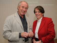 Prof. Volkwin Marg + Kultursenatorin Prof. Karin von Welck © AC